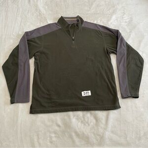 REI Green and Gray Fleece Pullover